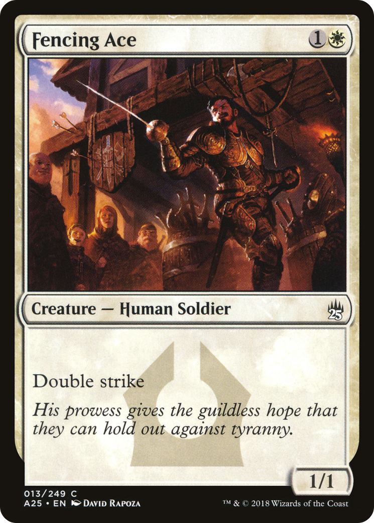Fencing Ace (A25-013) - Masters 25 - Premium MTG Single from Wizards of the Coast - Just $0.08! Shop now at Game Crave Tournament Store
