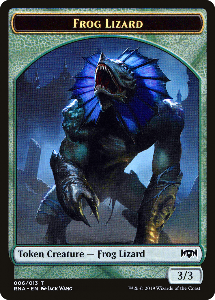 Frog Lizard (TRNA-006) - Ravnica Allegiance Tokens - Premium MTG Single from Wizards of the Coast - Just $0.08! Shop now at Game Crave Tournament Store