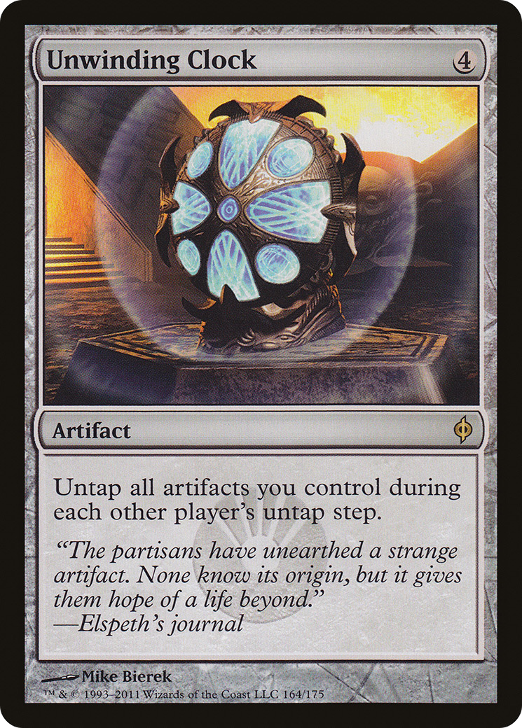 Unwinding Clock (NPH-164) - New Phyrexia Foil - Premium MTG Single from Wizards of the Coast - Just $5.84! Shop now at Game Crave Tournament Store