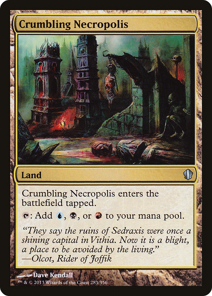 Crumbling Necropolis (C13-283) - Commander 2013 - Premium MTG Single from Wizards of the Coast - Just $0.08! Shop now at Game Crave Tournament Store