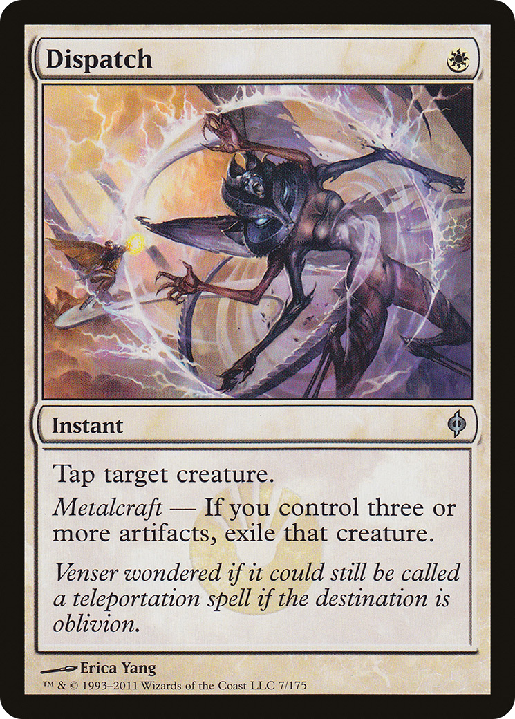 Dispatch (NPH-007) - New Phyrexia Foil - Premium MTG Single from Wizards of the Coast - Just $2.70! Shop now at Game Crave Tournament Store