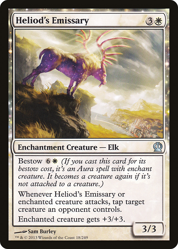 Heliod's Emissary (THS-018) - Theros: (nyxtouched) Foil - Premium MTG Single from Wizards of the Coast - Just $0.08! Shop now at Game Crave Tournament Store