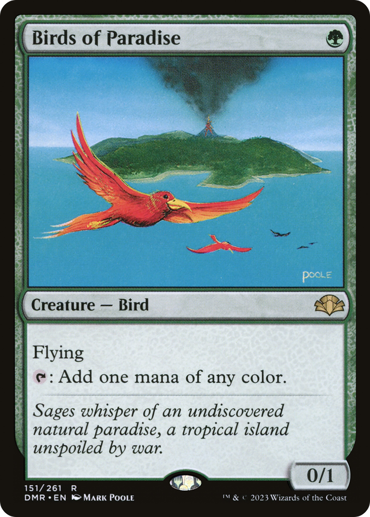 Birds of Paradise (DMR-151) - Dominaria Remastered - Premium MTG Single from Wizards of the Coast - Just $6.38! Shop now at Game Crave Tournament Store