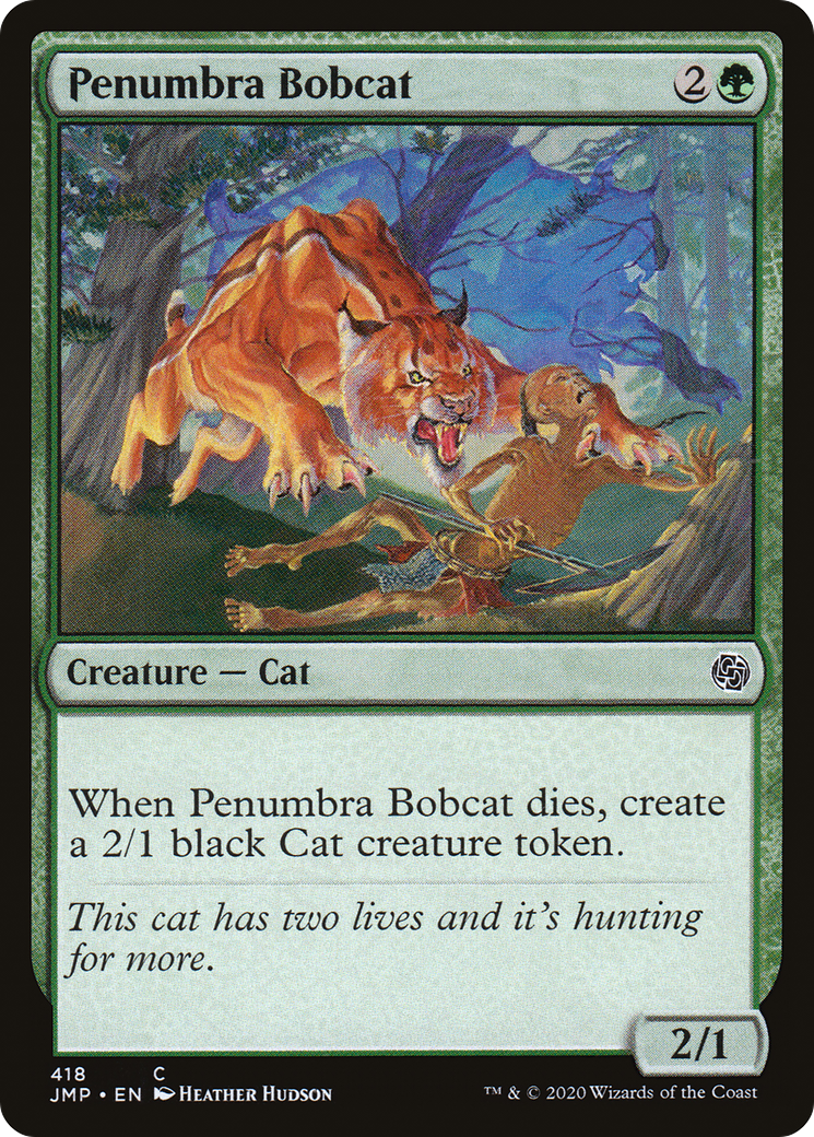 Penumbra Bobcat (JMP-418) - Jumpstart - Premium MTG Single from Wizards of the Coast - Just $0.08! Shop now at Game Crave Tournament Store