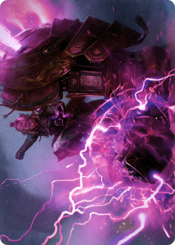 Voltage Surge // Voltage Surge (ANEO-015) - Neon Dynasty Art Series (Borderless) - Premium MTG Single from Wizards of the Coast - Just $0! Shop now at Game Crave Tournament Store