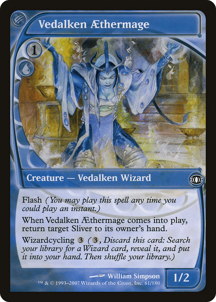 Vedalken Aethermage (FUT-061) - Future Sight Foil - Premium MTG Single from Wizards of the Coast - Just $13.83! Shop now at Game Crave Tournament Store