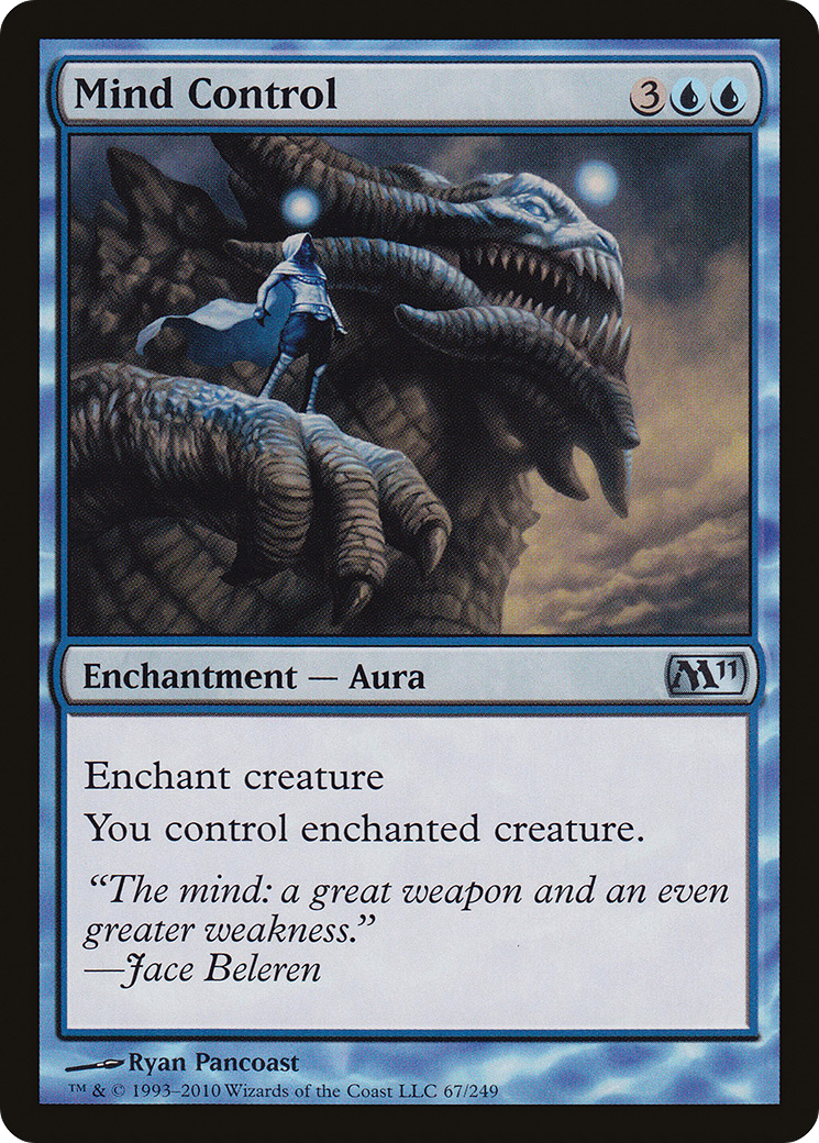 Mind Control (M11-067) - Magic 2011 - Premium MTG Single from Wizards of the Coast - Just $0.25! Shop now at Game Crave Tournament Store