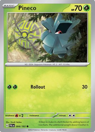 Pineco 4 - SV02 Paldea Evolved - Premium Pokemon Single from Nintendo - Just $0.25! Shop now at Game Crave Tournament Store