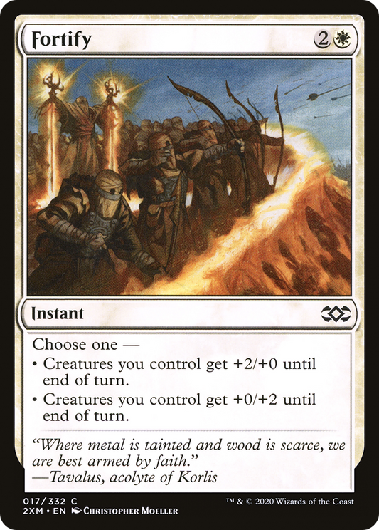 Fortify (2XM-017) - Double Masters - Premium MTG Single from Wizards of the Coast - Just $0.08! Shop now at Game Crave Tournament Store