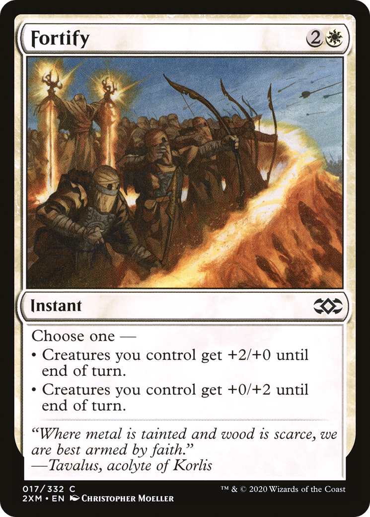Fortify (2XM-017) - Double Masters Foil - Premium MTG Single from Wizards of the Coast - Just $0.08! Shop now at Game Crave Tournament Store