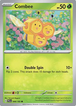 Combee 8 - SV02 Paldea Evolved - Premium Pokemon Single from Nintendo - Just $0.25! Shop now at Game Crave Tournament Store