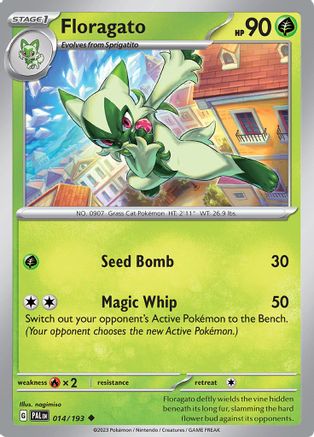 Floragato 14 - SV02 Paldea Evolved - Premium Pokemon Single from Nintendo - Just $0.25! Shop now at Game Crave Tournament Store