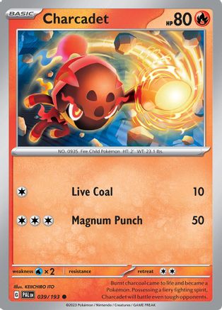 Charcadet 39 - SV02 Paldea Evolved - Premium Pokemon Single from Nintendo - Just $0.25! Shop now at Game Crave Tournament Store