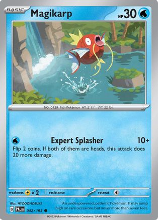 Magikarp 42 - SV02 Paldea Evolved - Premium Pokemon Single from Nintendo - Just $0.25! Shop now at Game Crave Tournament Store