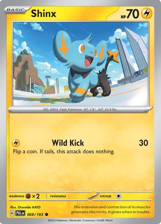 Shinx 69 - SV02 Paldea Evolved - Premium Pokemon Single from Nintendo - Just $0.25! Shop now at Game Crave Tournament Store