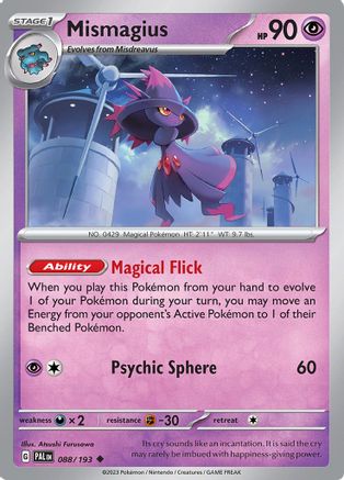 Mismagius 88 - SV02 Paldea Evolved - Premium Pokemon Single from Nintendo - Just $0.25! Shop now at Game Crave Tournament Store