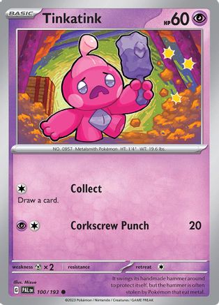 Tinkatink 100 - SV02 Paldea Evolved - Premium Pokemon Single from Nintendo - Just $0.25! Shop now at Game Crave Tournament Store