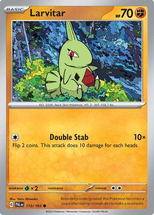 Larvitar 110 - SV02 Paldea Evolved - Premium Pokemon Single from Nintendo - Just $0.25! Shop now at Game Crave Tournament Store