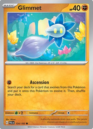 Glimmet 124 - SV02 Paldea Evolved - Premium Pokemon Single from Nintendo - Just $0.25! Shop now at Game Crave Tournament Store