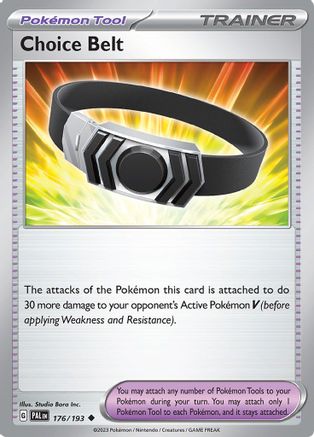 Choice Belt 176 - SV02 Paldea Evolved Reverse Holofoil - Premium Pokemon Single from Nintendo - Just $0.25! Shop now at Game Crave Tournament Store