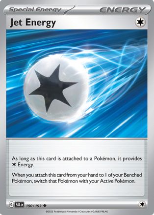 Jet Energy 190 - SV02 Paldea Evolved Reverse Holofoil - Premium Pokemon Single from Nintendo - Just $0.73! Shop now at Game Crave Tournament Store