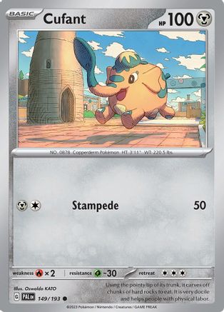 Cufant 149 - SV02 Paldea Evolved - Premium Pokemon Single from Nintendo - Just $0.25! Shop now at Game Crave Tournament Store