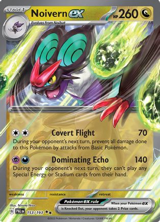 Noivern ex 153 - SV02 Paldea Evolved Holofoil - Premium Pokemon Single from Nintendo - Just $0.50! Shop now at Game Crave Tournament Store