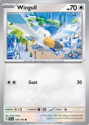 Wingull 158 - SV02 Paldea Evolved - Premium Pokemon Single from Nintendo - Just $0.25! Shop now at Game Crave Tournament Store