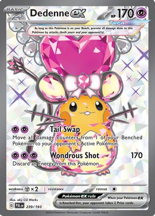 Dedenne ex 239 - SV02 Paldea Evolved Holofoil - Premium Pokemon Single from Nintendo - Just $1.48! Shop now at Game Crave Tournament Store