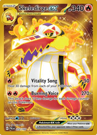 Skeledirge ex 272 - SV02 Paldea Evolved Holofoil - Premium Pokemon Single from Nintendo - Just $4.13! Shop now at Game Crave Tournament Store