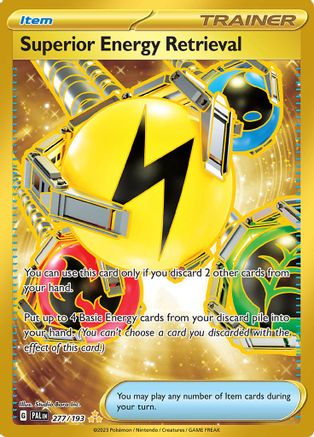 Superior Energy Retrieval 277 - SV02 Paldea Evolved Holofoil - Premium Pokemon Single from Nintendo - Just $6.18! Shop now at Game Crave Tournament Store