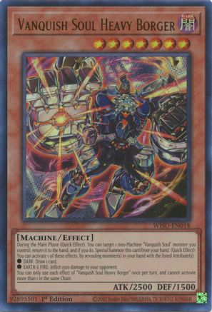 Vanquish Soul Heavy Borger (WISU-EN018) - Wild Survivors 1st Edition - Premium Yugioh Single from Konami - Just $3.87! Shop now at Game Crave Tournament Store