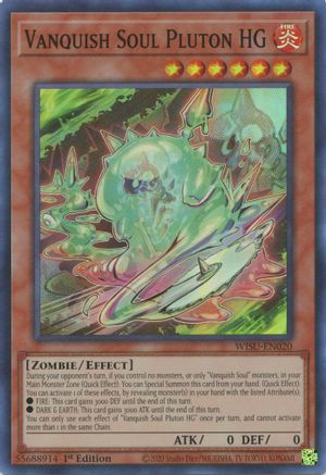 Vanquish Soul Pluton HG (WISU-EN020) - Wild Survivors 1st Edition - Premium Yugioh Single from Konami - Just $0.25! Shop now at Game Crave Tournament Store