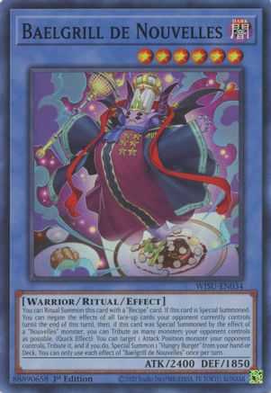 Baelgrill de Nouvelles (WISU-EN034) - Wild Survivors 1st Edition - Premium Yugioh Single from Konami - Just $0.25! Shop now at Game Crave Tournament Store
