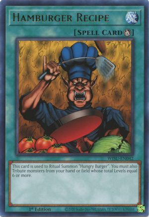 Hamburger Recipe (WISU-EN042) - Wild Survivors 1st Edition - Premium Yugioh Single from Konami - Just $0.08! Shop now at Game Crave Tournament Store