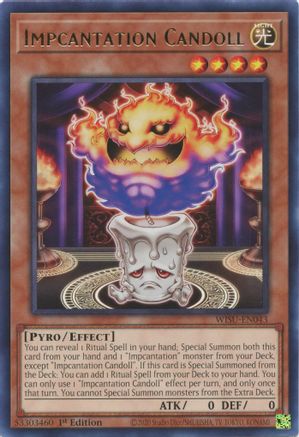 Impcantation Candoll (WISU-EN043) - Wild Survivors 1st Edition - Premium Yugioh Single from Konami - Just $0.08! Shop now at Game Crave Tournament Store