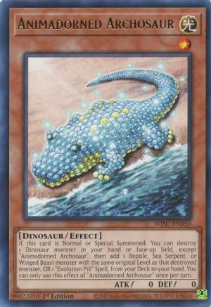 Animadorned Archosaur (WISU-EN050) - Wild Survivors 1st Edition - Premium Yugioh Single from Konami - Just $0.25! Shop now at Game Crave Tournament Store