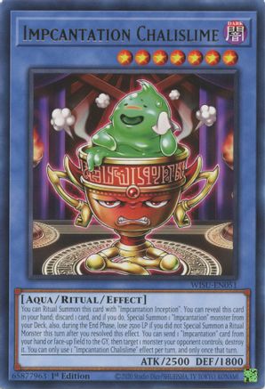 Impcantation Chalislime (WISU-EN051) - Wild Survivors 1st Edition - Premium Yugioh Single from Konami - Just $0.25! Shop now at Game Crave Tournament Store