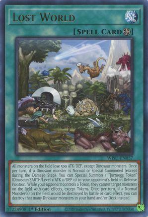 Lost World (WISU-EN057) - Wild Survivors 1st Edition - Premium Yugioh Single from Konami - Just $0.08! Shop now at Game Crave Tournament Store
