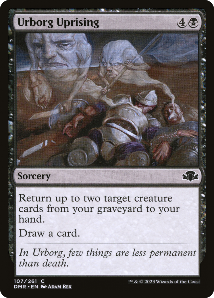 Urborg Uprising (DMR-107) - Dominaria Remastered Foil - Premium MTG Single from Wizards of the Coast - Just $0.25! Shop now at Game Crave Tournament Store