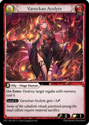 Varuckan Acolyte (FRACTURED CROWN) - Premium Grand Archive Single from Fractured Crown - Just $0.25! Shop now at Game Crave Tournament Store
