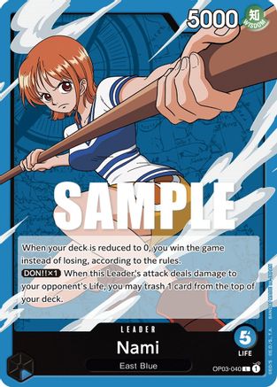 Nami (040) (OP03-040) - Pillars of Strength - Premium One Piece Single from Bandai - Just $0.26! Shop now at Game Crave Tournament Store