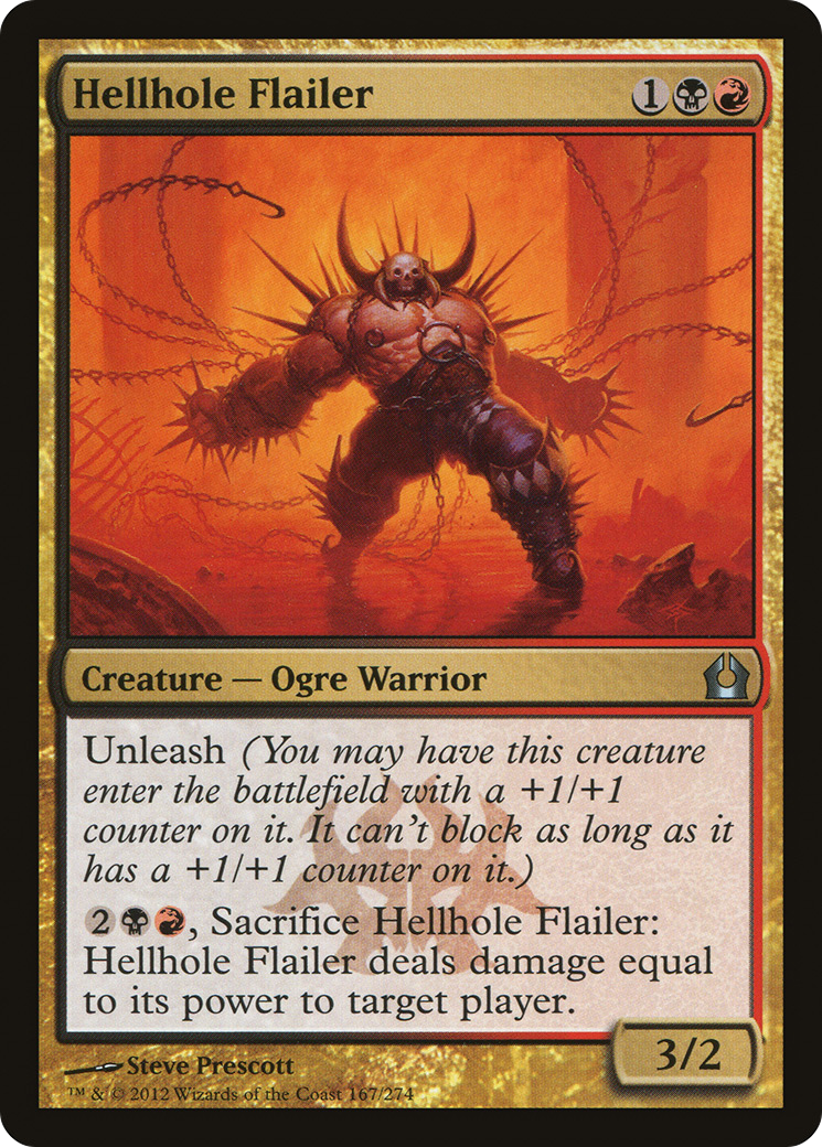 Hellhole Flailer (RTR-167) - Return to Ravnica - Premium MTG Single from Wizards of the Coast - Just $0.25! Shop now at Game Crave Tournament Store