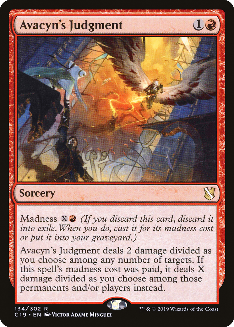 Avacyn's Judgment (C19-134) - Commander 2019 - Premium MTG Single from Wizards of the Coast - Just $0.25! Shop now at Game Crave Tournament Store