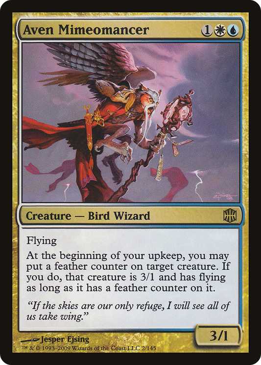 Aven Mimeomancer (ARB-002) - Alara Reborn - Premium MTG Single from Wizards of the Coast - Just $0.08! Shop now at Game Crave Tournament Store