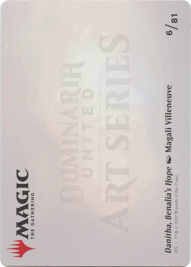 Danitha, Benalia's Hope // Danitha, Benalia's Hope (ADMU-006) - Dominaria United Art Series (Borderless) - Premium MTG Single from Wizards of the Coast - Just $0! Shop now at Game Crave Tournament Store