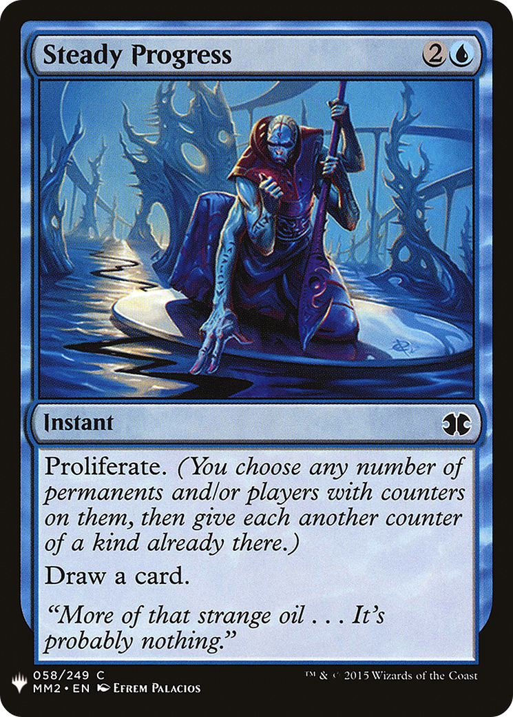 Steady Progress (MB1-504) - Mystery Booster - Premium MTG Single from Wizards of the Coast - Just $0.30! Shop now at Game Crave Tournament Store