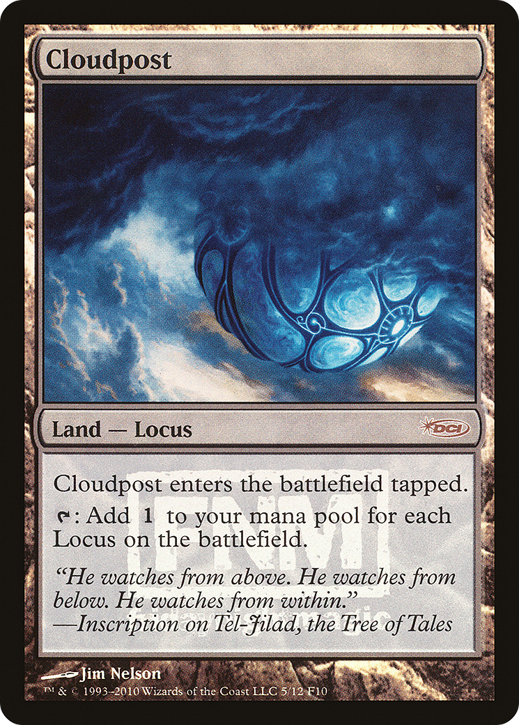Cloudpost (F10-005) - Friday Night Magic 2010 Foil - Premium MTG Single from Wizards of the Coast - Just $2.18! Shop now at Game Crave Tournament Store