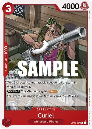 Curiel (OP03-004) - Pillars of Strength - Premium One Piece Single from Bandai - Just $0.08! Shop now at Game Crave Tournament Store
