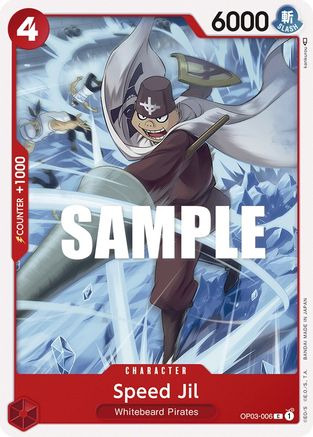 Speed Jil (OP03-006) - Pillars of Strength - Premium One Piece Single from Bandai - Just $0.08! Shop now at Game Crave Tournament Store